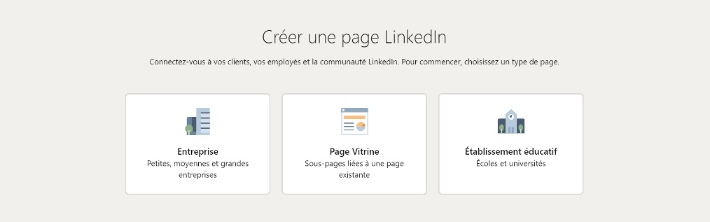 Tutoriel créer sa page entreprise LinkedIn étape